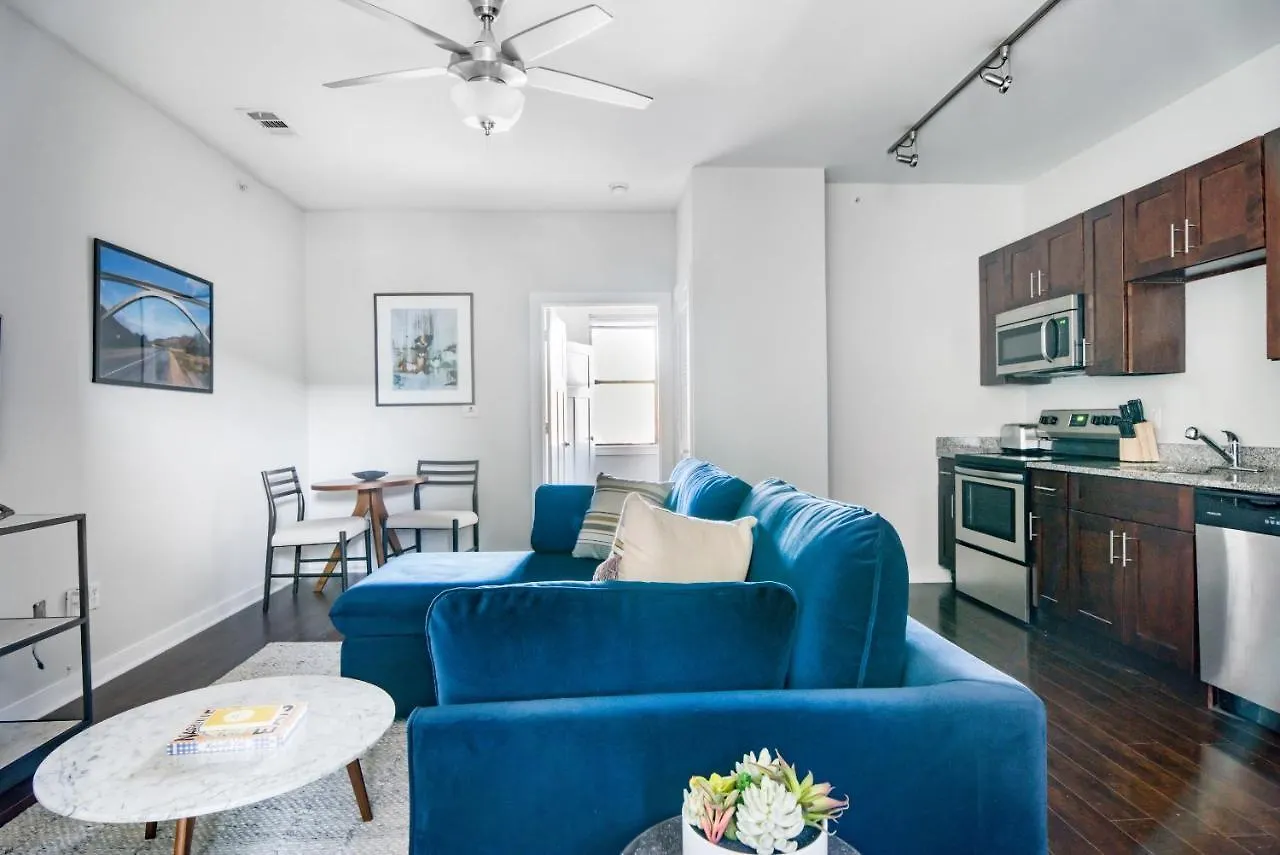 アパート Cozysuites Music Row Charming 1Br Free Parking 49 ナッシュビル 米国
